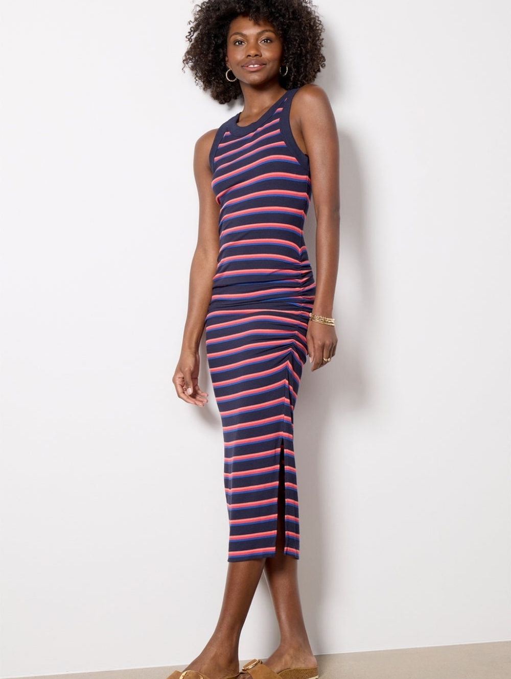 Michael Stars Wren Stripe Dress Size Small